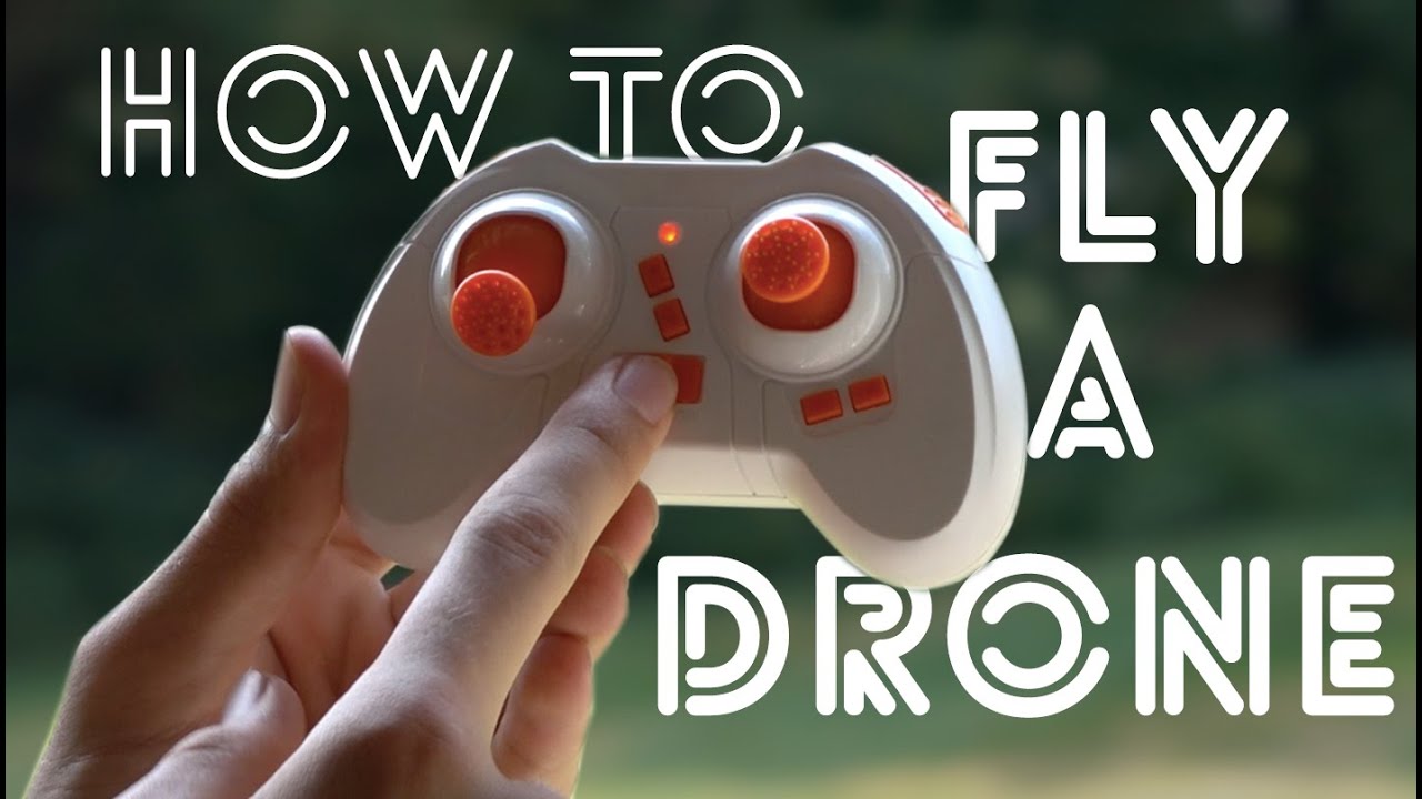 How to operate a drone